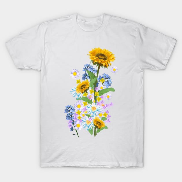 florals T-Shirt by oddityghosting